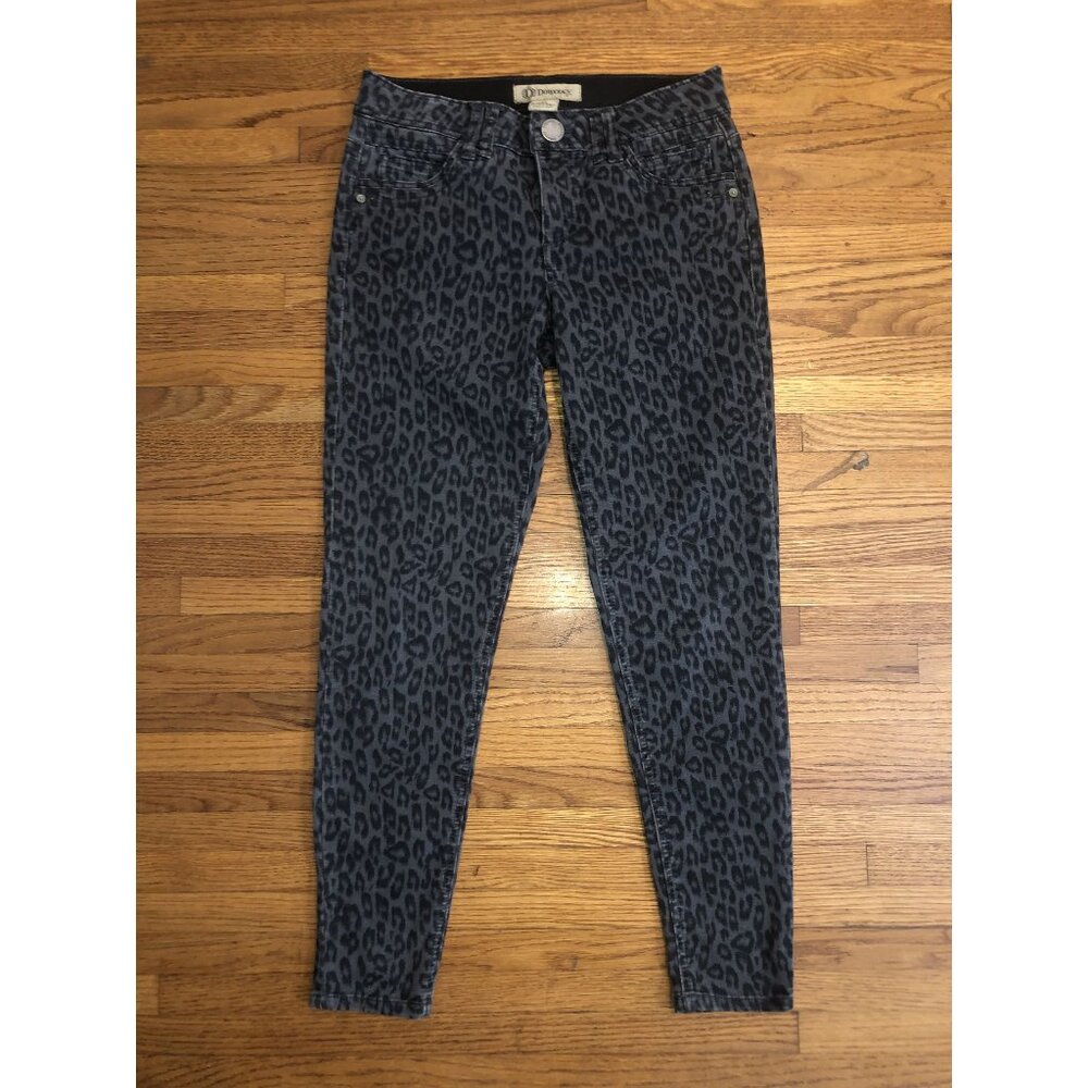 Democracy Women's Jeans Size 4 'Ab' Technology Leopard Print Skinny Pants